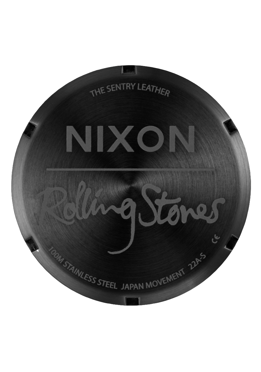 NIXON SENTRY LEATHER x ROLLING STONES (LIMITED EDITION COLLAB)