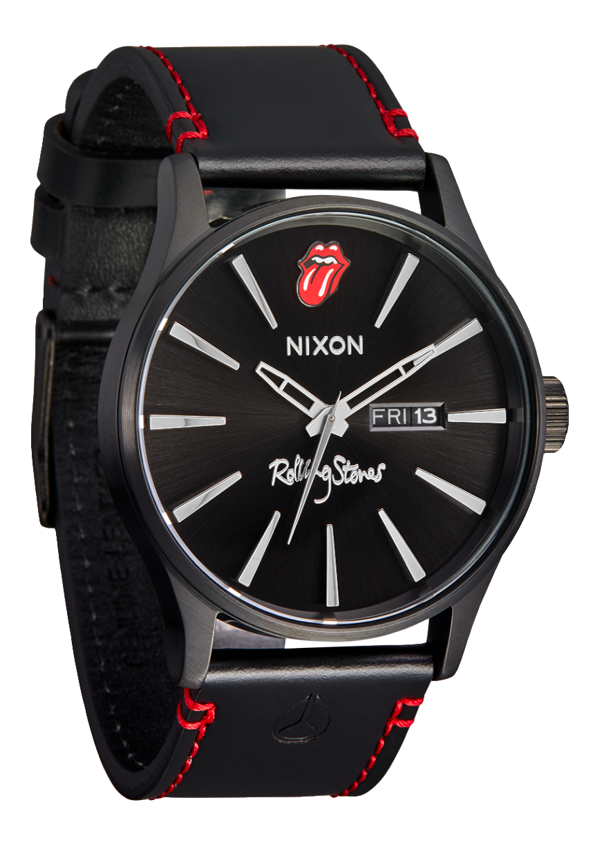 NIXON SENTRY LEATHER x ROLLING STONES (LIMITED EDITION COLLAB)