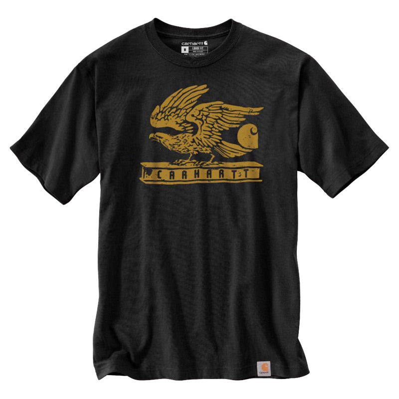 CARHARTT LOOSE FIT HEAVYWEIGHT SHORT-SLEEVE EAGLE GRAPHIC T-SHIRT
