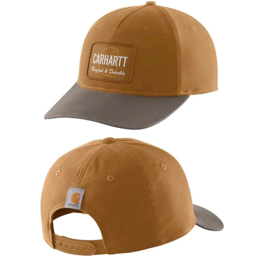 CARHARTT RUGGED PATCH CAP (BROWN)
