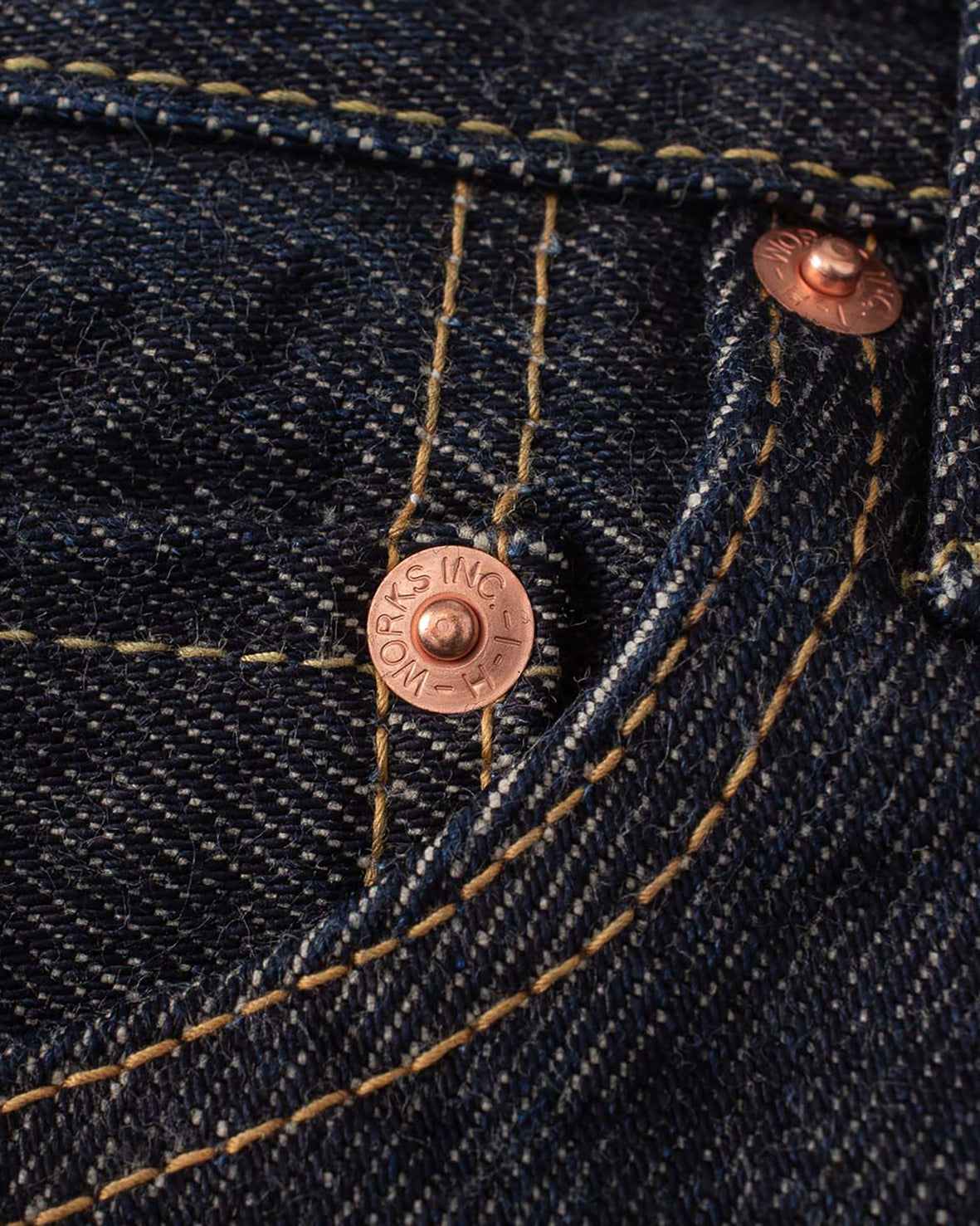 IRON HEART 634S 210Z SELVEDGE DENIM STRAIGHT CUT JEANS - INDIGO