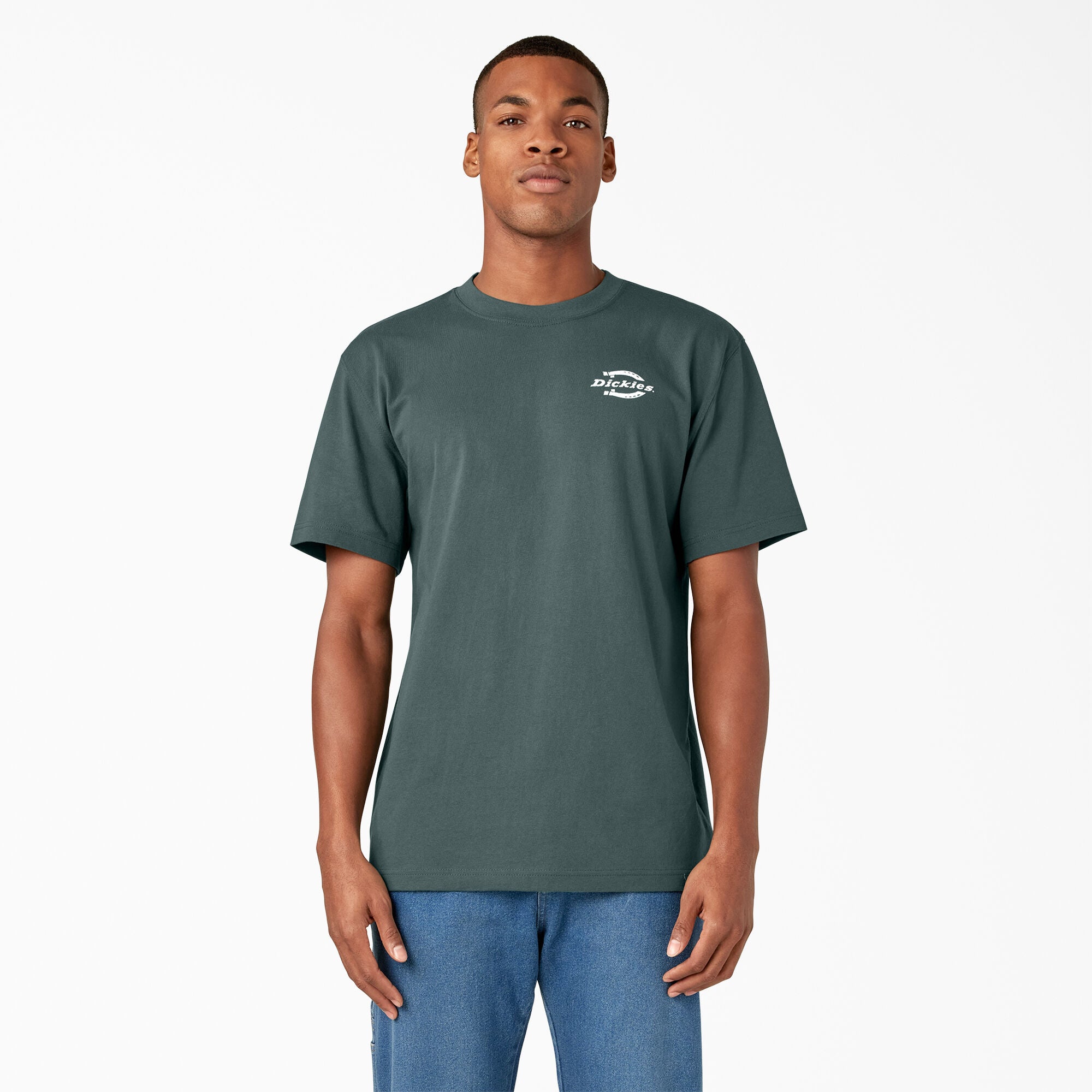 DICKIES HORSESHOE LOGO T-SHIRTS (LINCOLN GREEN)