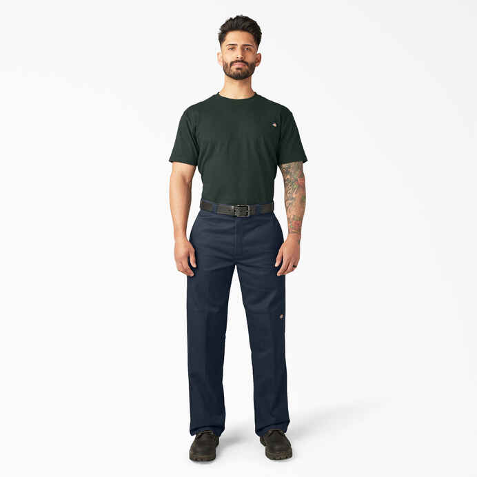 DICKIES LOOSE FIT DOUBLE KNEE WORK PANTS (DARK NAVY)