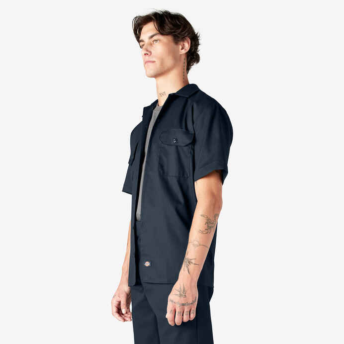 DICKIES WORKSHIRT SHORT SLEEVE (DARK NAVY)