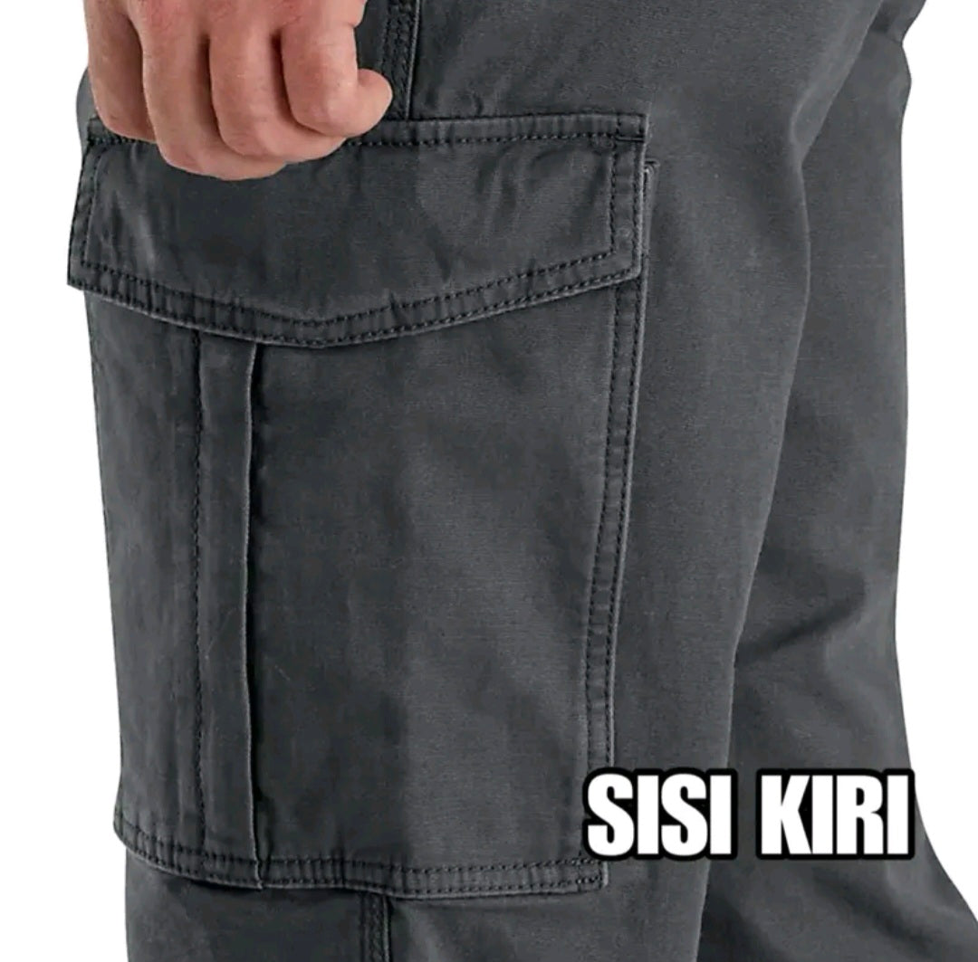 CARHARTT RUGGED FLEX RELAXED FIT
CANVAS CARGO WORK PANT (DARK KHAKI)