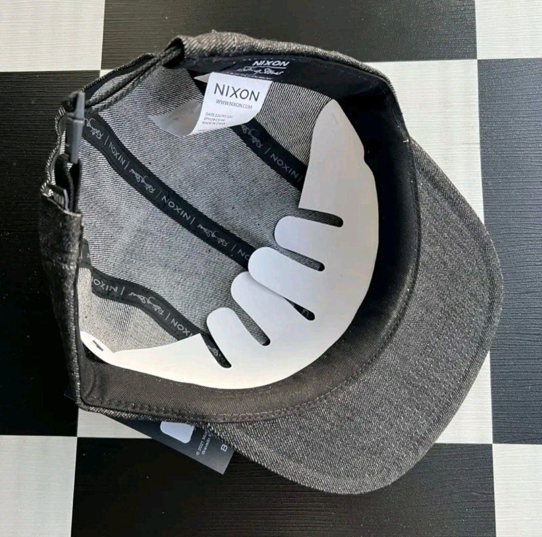NIXON x THE ROLLING STONES STRAPBACK CAP, LIMITED EDITION (BLACK)