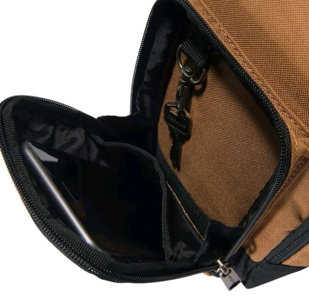 CARHARTT CROSSBODY ZIP BAG (BROWN)
