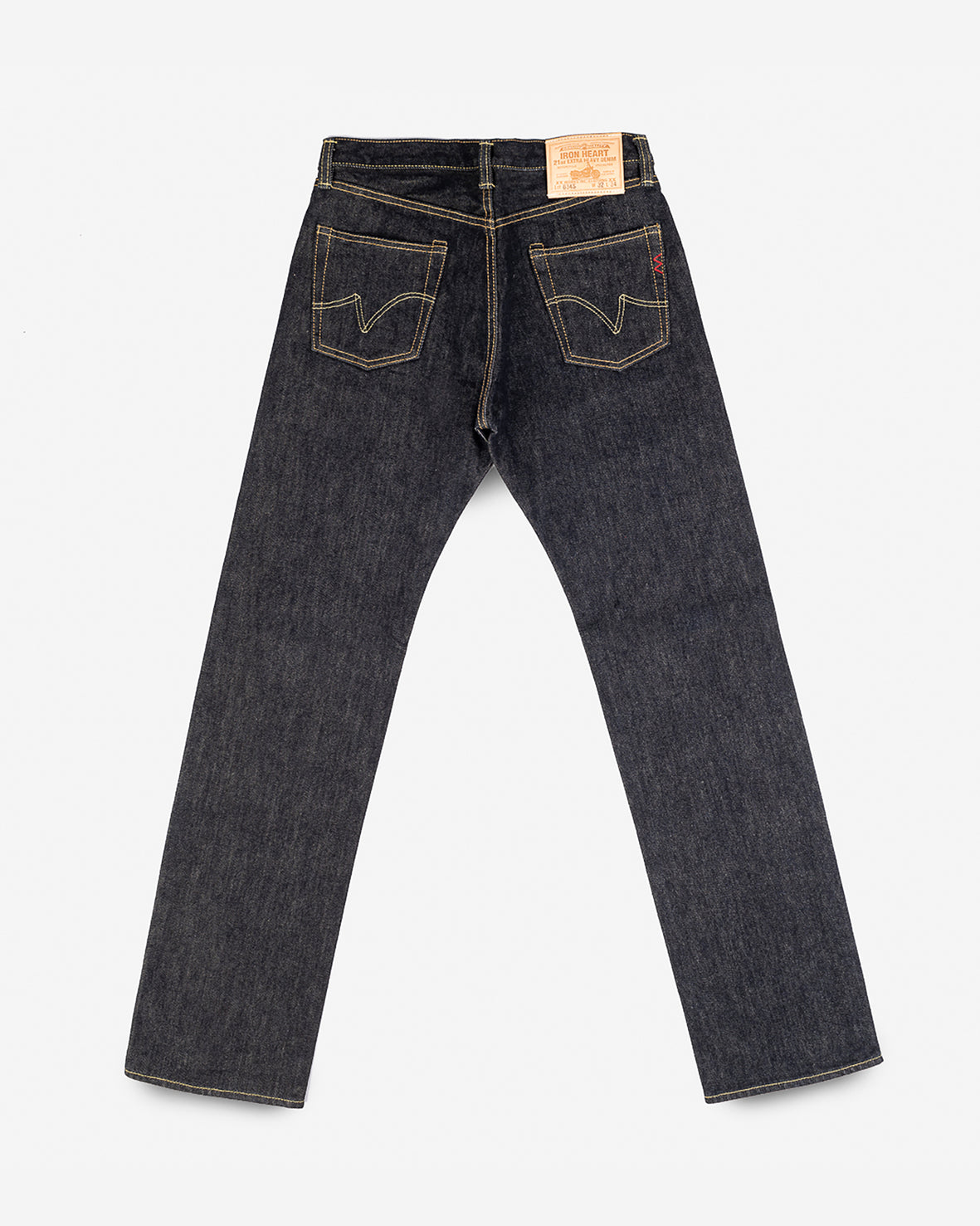 IRON HEART 634S 210Z SELVEDGE DENIM STRAIGHT CUT JEANS - INDIGO