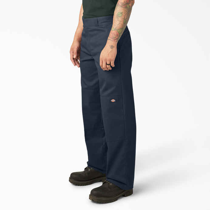 DICKIES LOOSE FIT DOUBLE KNEE WORK PANTS (DARK NAVY)