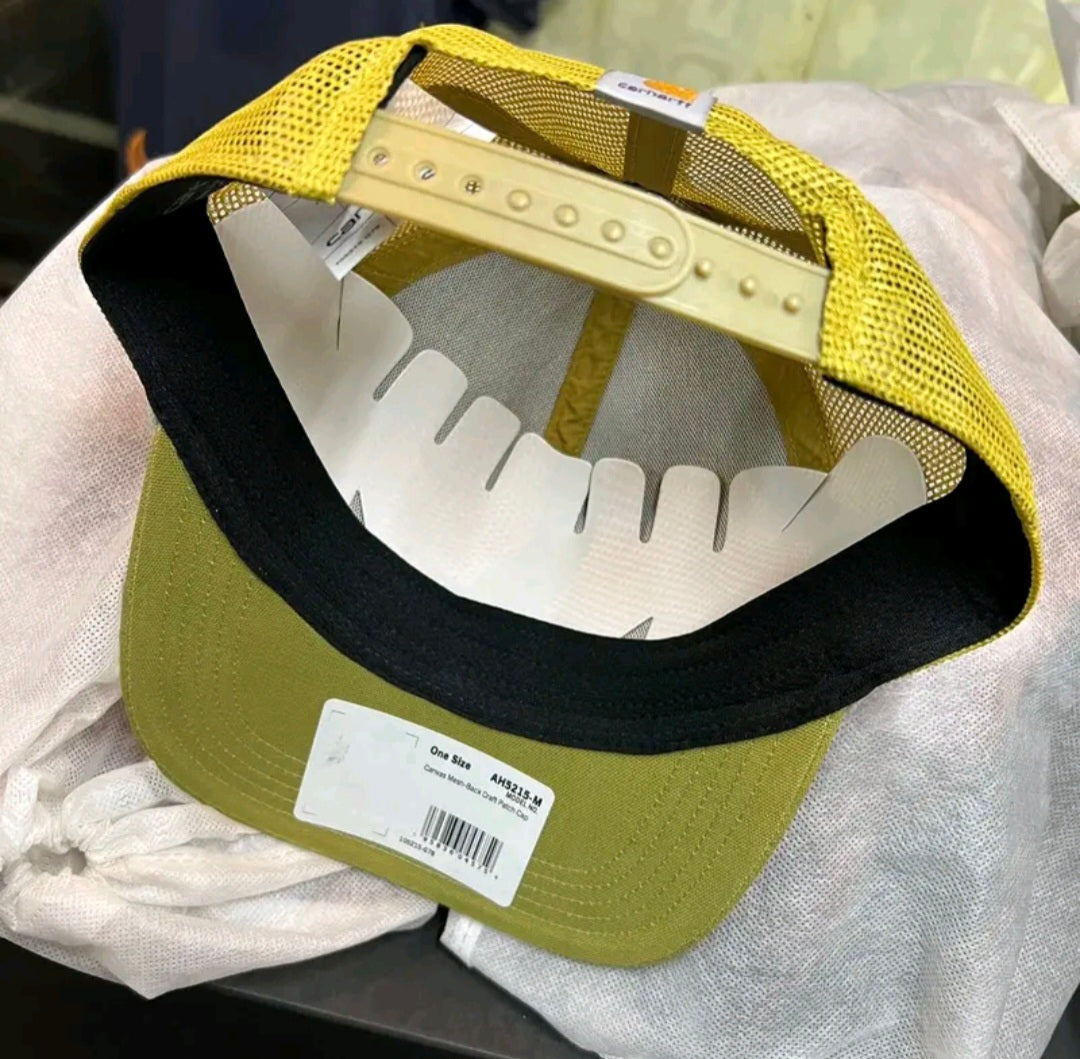 CARHARTT MESHBACK CRAFT PATCH CAP (TRUE OLIVE)