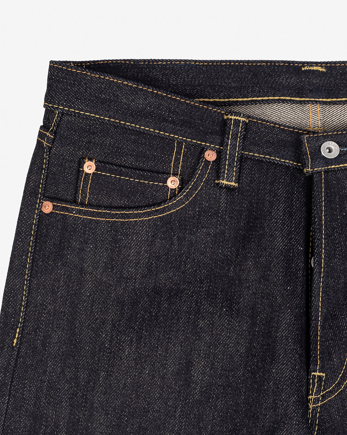 IRON HEART 634 - 250Z SELVEDGE DENIM
STRAIGHT CUT JEANS - INDIGO