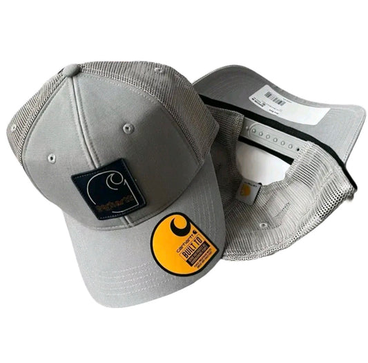 CARHARTT CANVAS MESHBACK C PATCH CAP (ASPHALT)