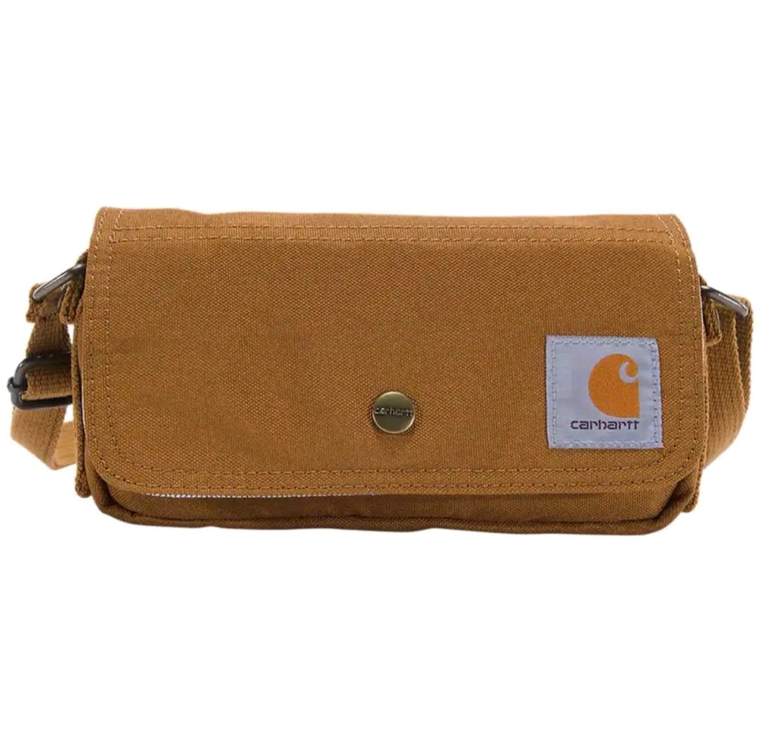 CROSSBODY HORIZONTAL BAG - RAIN DEFENDER (BROWN)