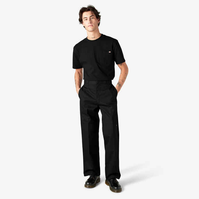 DICKIES LOOSE FIT DOUBLE KNEE WORK PANT (BLACK)