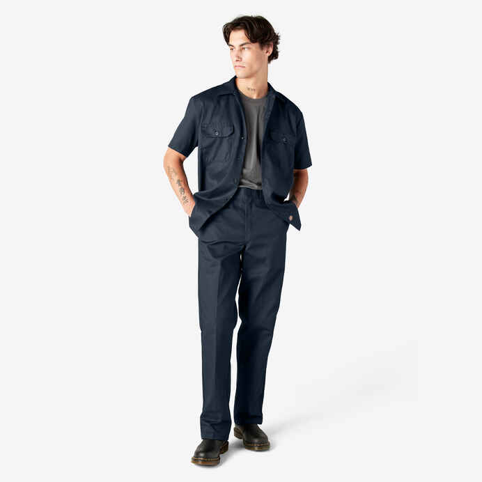 DICKIES WORKSHIRT SHORT SLEEVE (DARK NAVY)