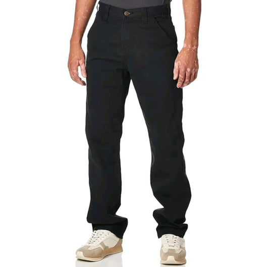CARHARTT RELAXED FIT TWILL UTILITY WORK
PANT (BLACK)
