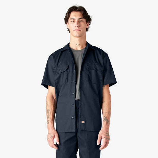 DICKIES WORKSHIRT SHORT SLEEVE (DARK NAVY)
