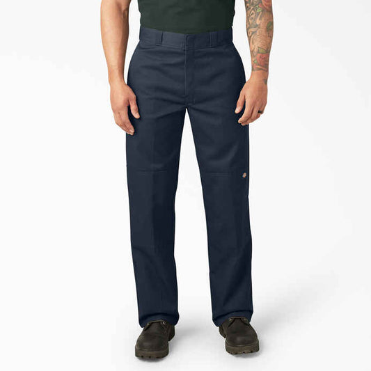 DICKIES LOOSE FIT DOUBLE KNEE WORK PANTS (DARK NAVY)