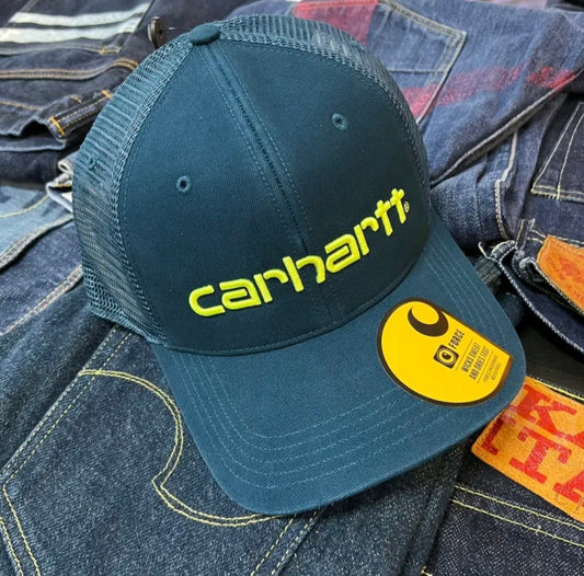 CARHARTT CANVAS MESHBACK LOGO GRAPHIC (NIGHT BLUE)