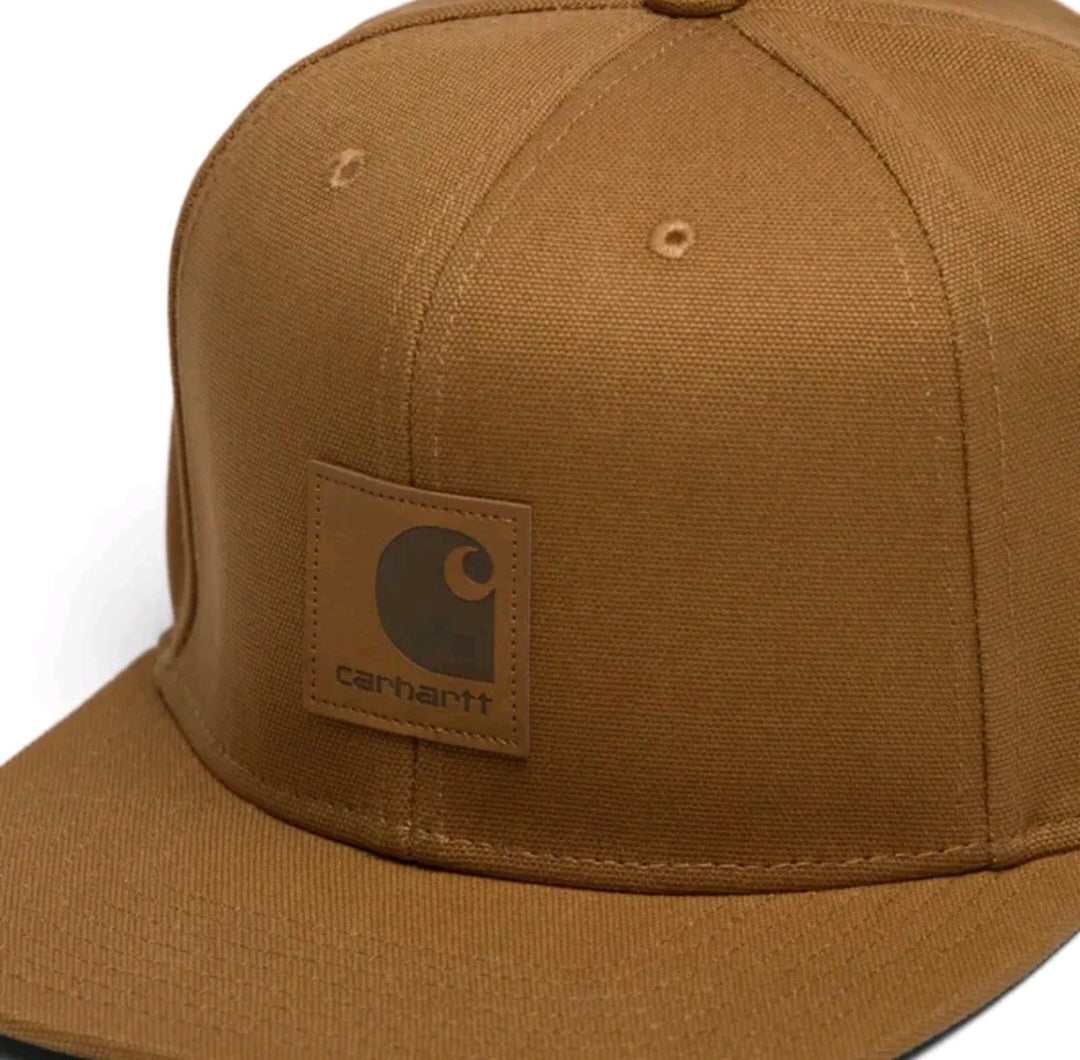 CARHARTT WIP LOGO CAP (HAMILTON BROWN)