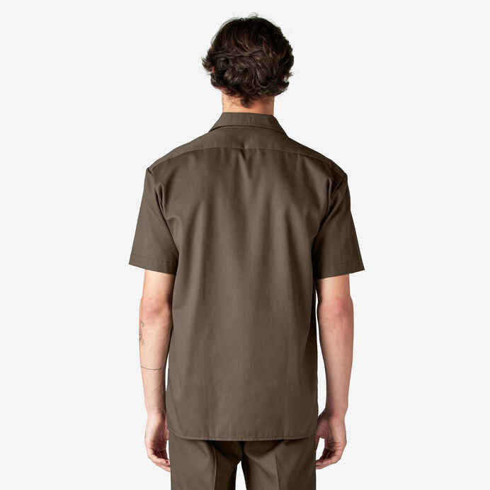 DICKIES SHORT SLEEVE WORKSHIRT (MUSHROOM)