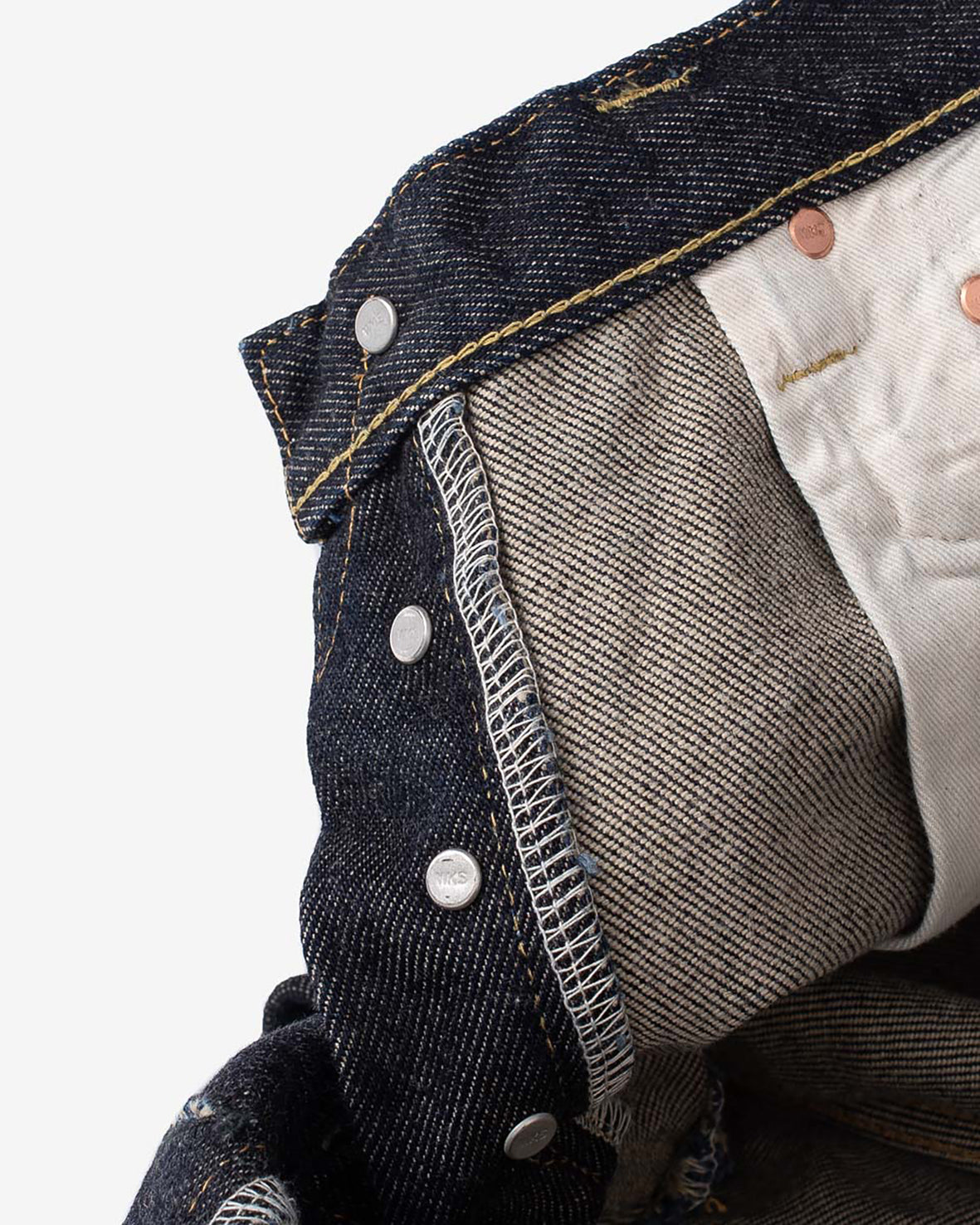 IRON HEART 634S 210Z SELVEDGE DENIM STRAIGHT CUT JEANS - INDIGO