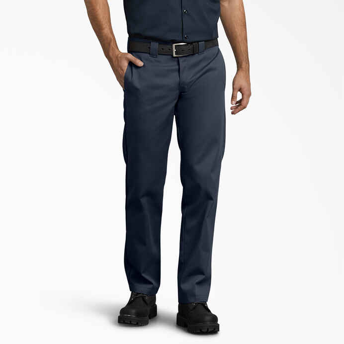 DICKIES 873 SLIM FIT WORK PANTS (DARK NAVY)
