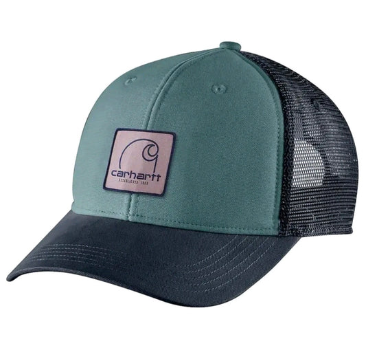 CARHARTT CANVAS MESHBACK C PATCH CAP (SEA PINE)