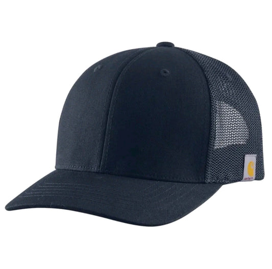 CARHARTT RUGGED FLEX TWILL MESHBACK CAP (NAVY)