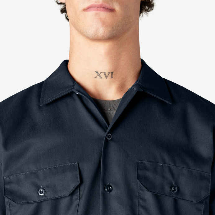 DICKIES WORKSHIRT SHORT SLEEVE (DARK NAVY)