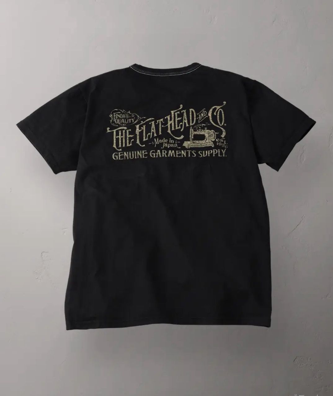 THE FLAT HEAD GENUINE GARMENT (BLACK)