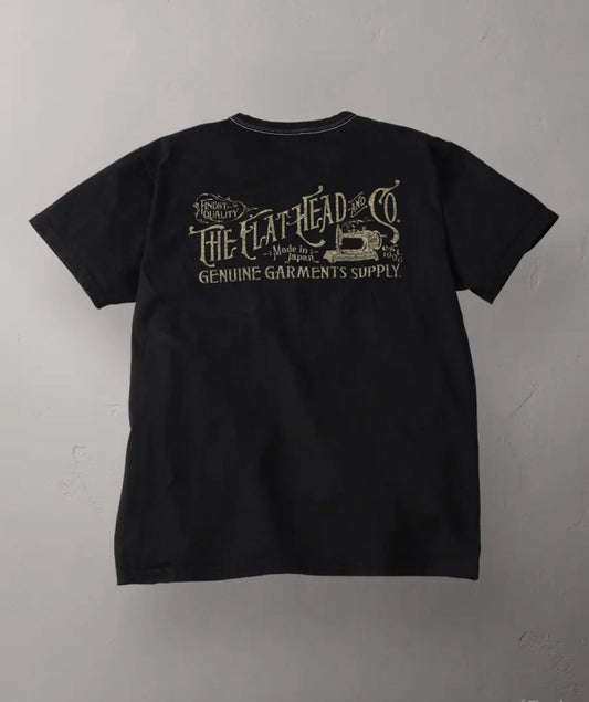 THE FLAT HEAD GENUINE GARMENT (BLACK)