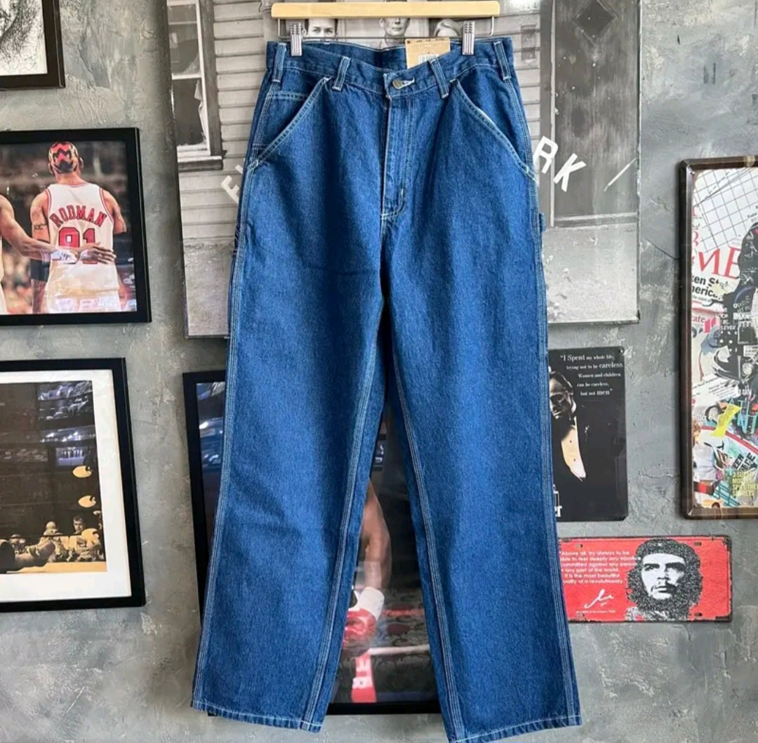 CARHARTT WASHED DENIM LOOSE ORIGINAL FIT (DARKSTONE)