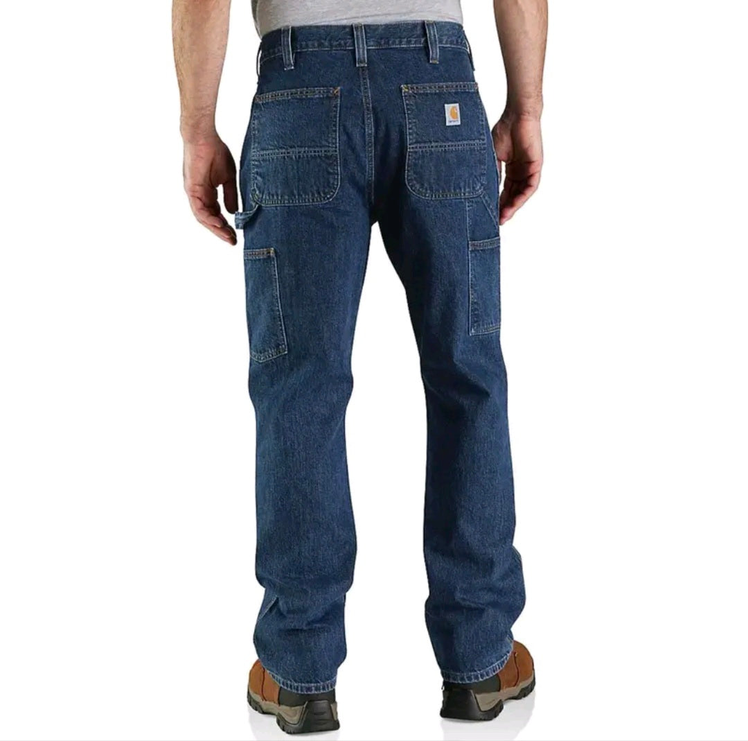 CARHARTT LOOSE FIT DOUBLE-FRONT UTILITY LOGGER JEAN (CANAL)