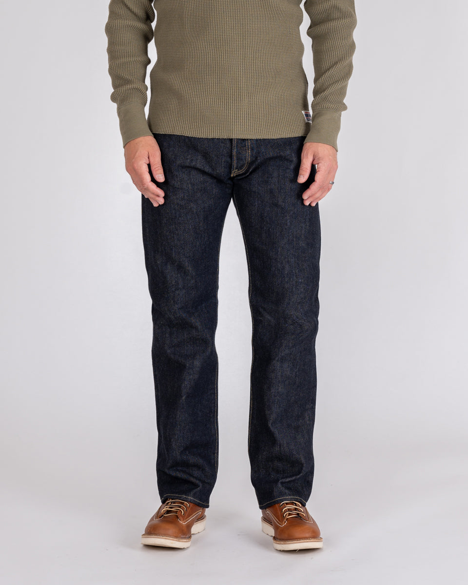IRON HEART 634S 210Z SELVEDGE DENIM STRAIGHT CUT JEANS - INDIGO