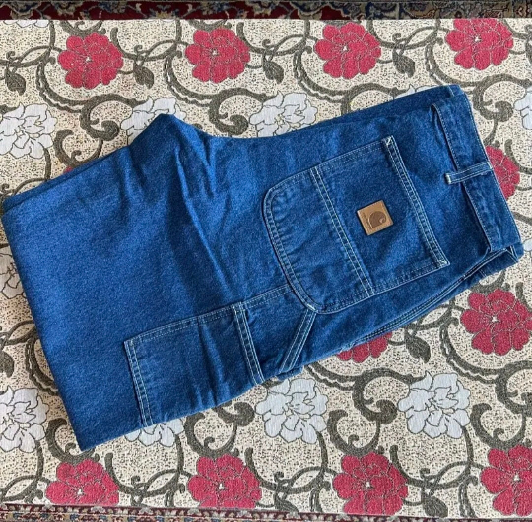 CARHARTT WASHED DENIM LOOSE ORIGINAL FIT (DARKSTONE)