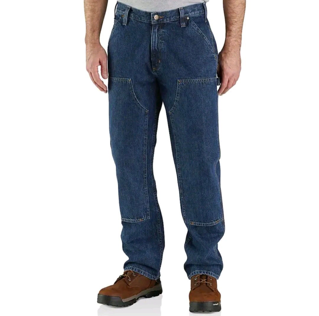 CARHARTT LOOSE FIT DOUBLE-FRONT UTILITY LOGGER JEAN (CANAL)