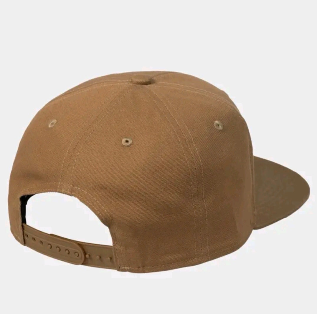 CARHARTT WIP LOGO CAP (HAMILTON BROWN)