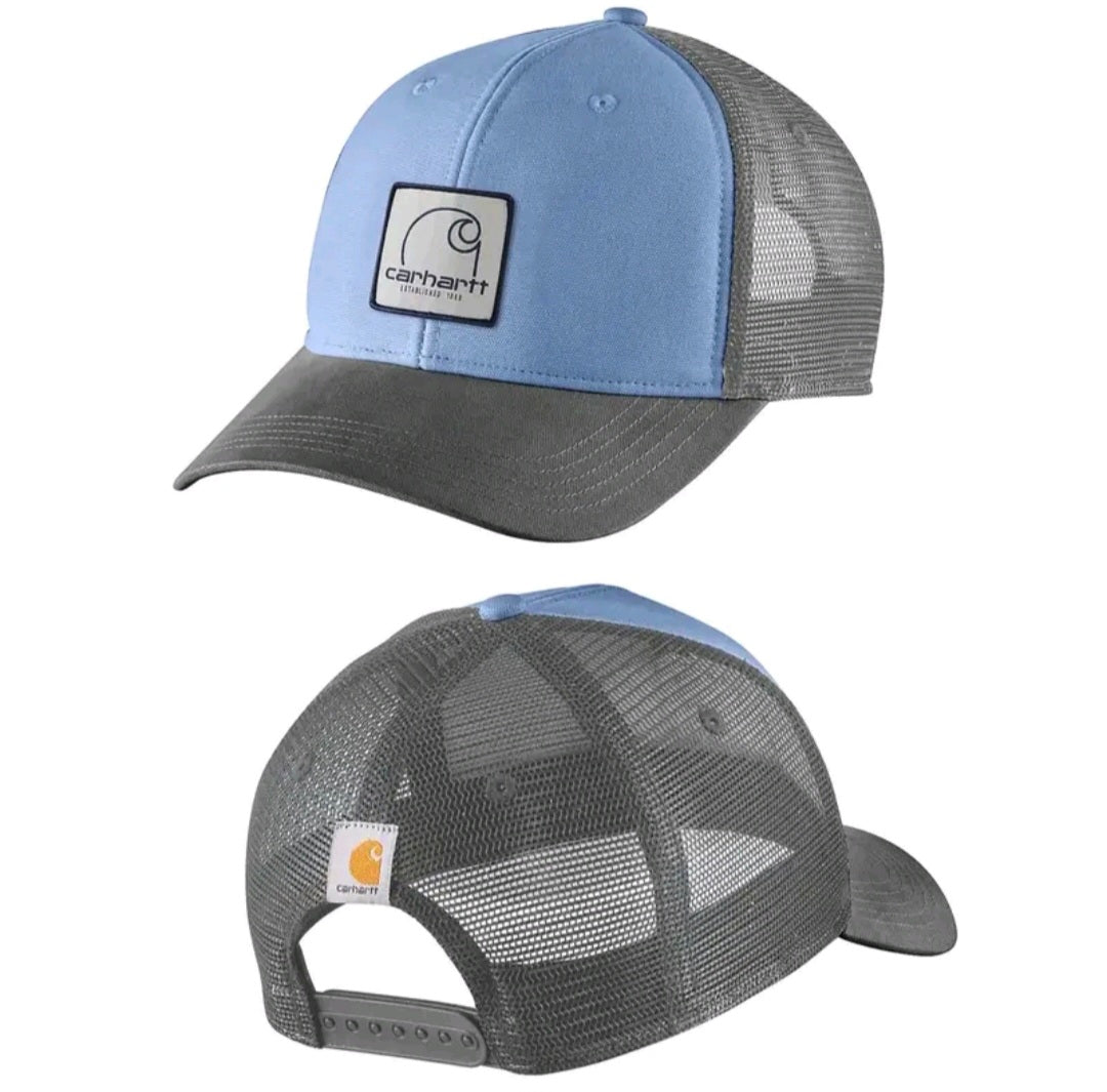 CARHARTT CANVAS MESHBACK C PATCH CAP (SKYSTONE)