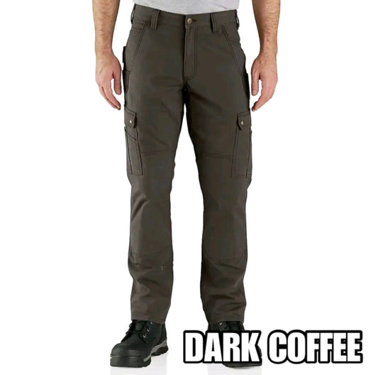 CARHARTT CARGO WORK PANT RELAXED FIT
RUGGED FLEX RIPSTOP (DARK COFFEE)