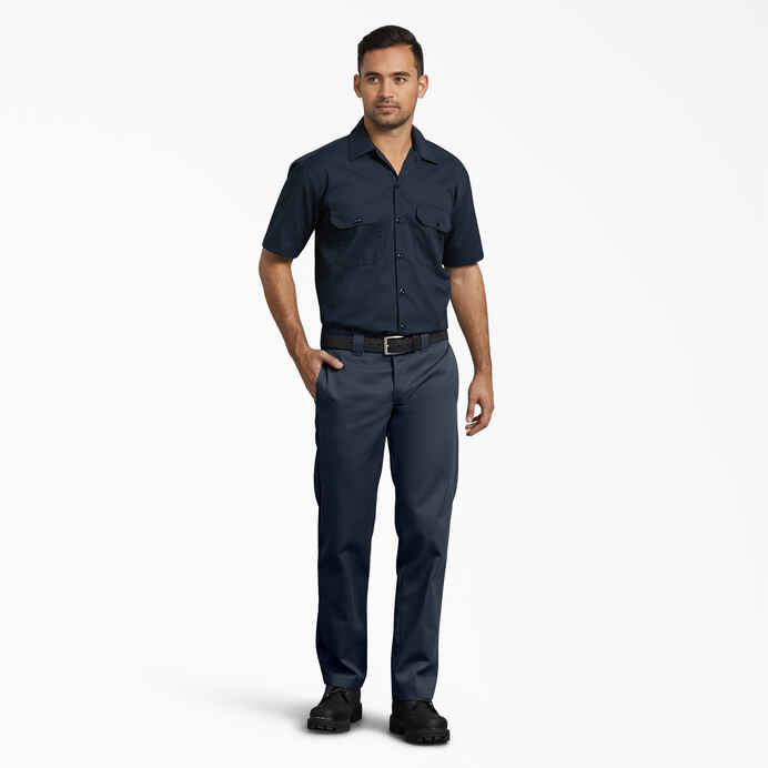 DICKIES 873 SLIM FIT WORK PANTS (DARK NAVY)