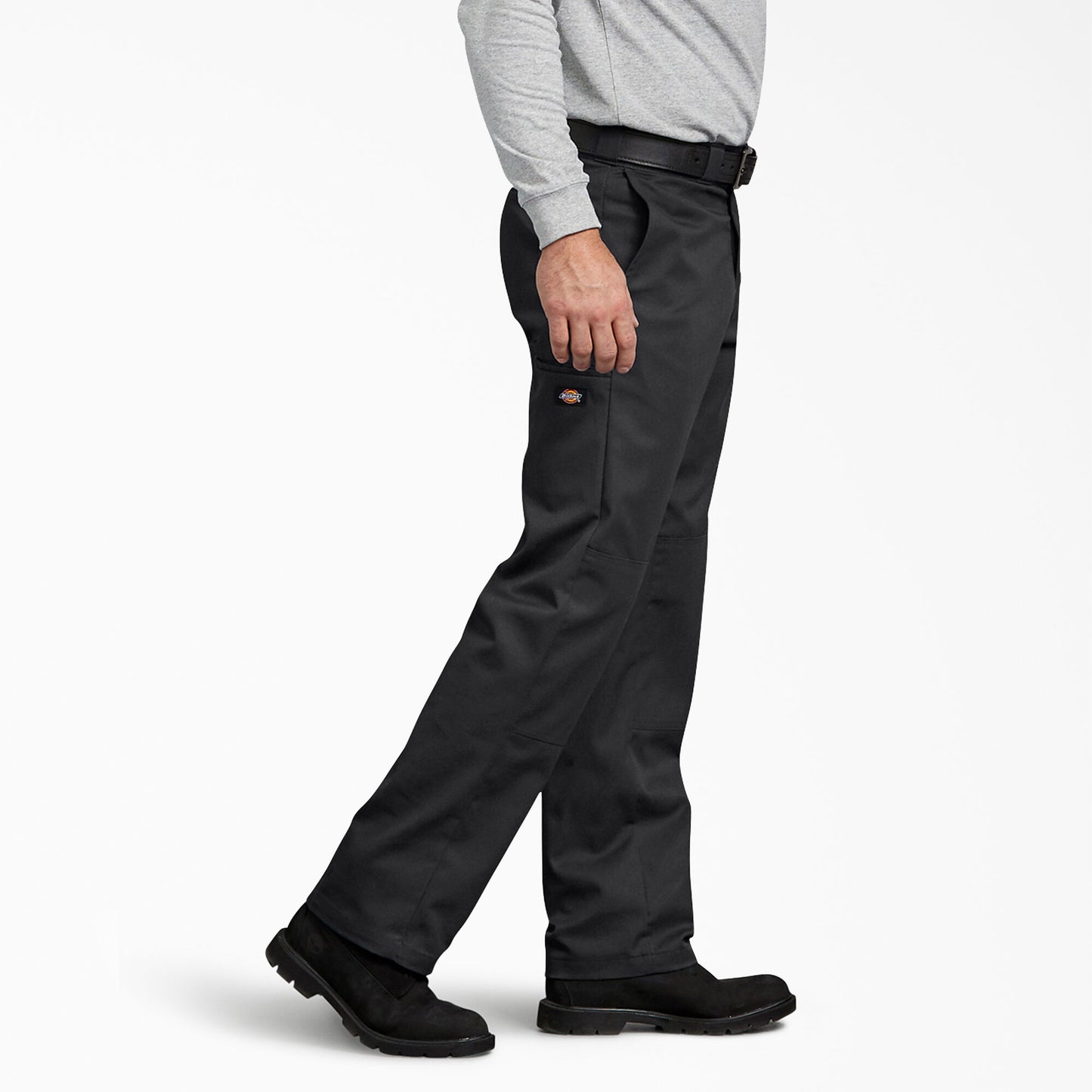 DICKIES FLEX REGULAR FIT DOUBLE KNEE WORK PANT (BLACK)