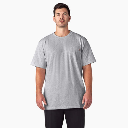 Heavyweight Heathered
Short Sleeve Pocket T-
Shirt DICKIES (HEATHER GREY)