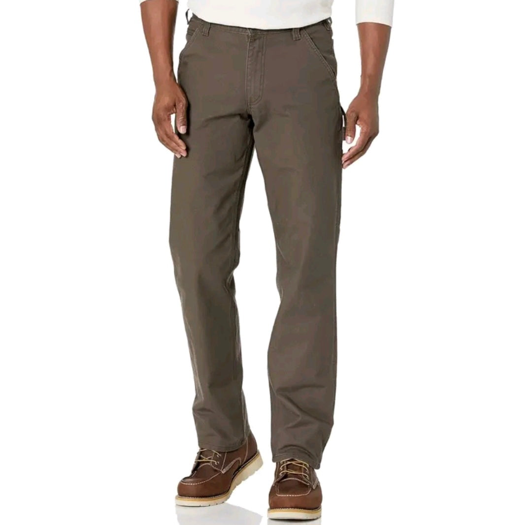 CARHARTT RELAXED FIT TWILL UTILITY WORK PANT (DARK COFFEE)