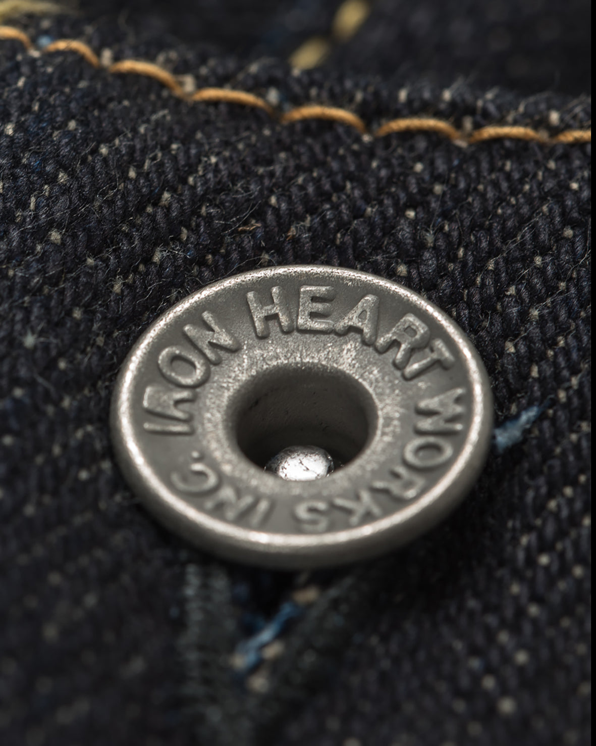 IRON HEART 634 - 250Z SELVEDGE DENIM
STRAIGHT CUT JEANS - INDIGO