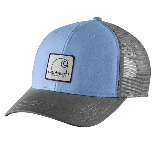 CARHARTT CANVAS MESHBACK C PATCH CAP (SKYSTONE)
