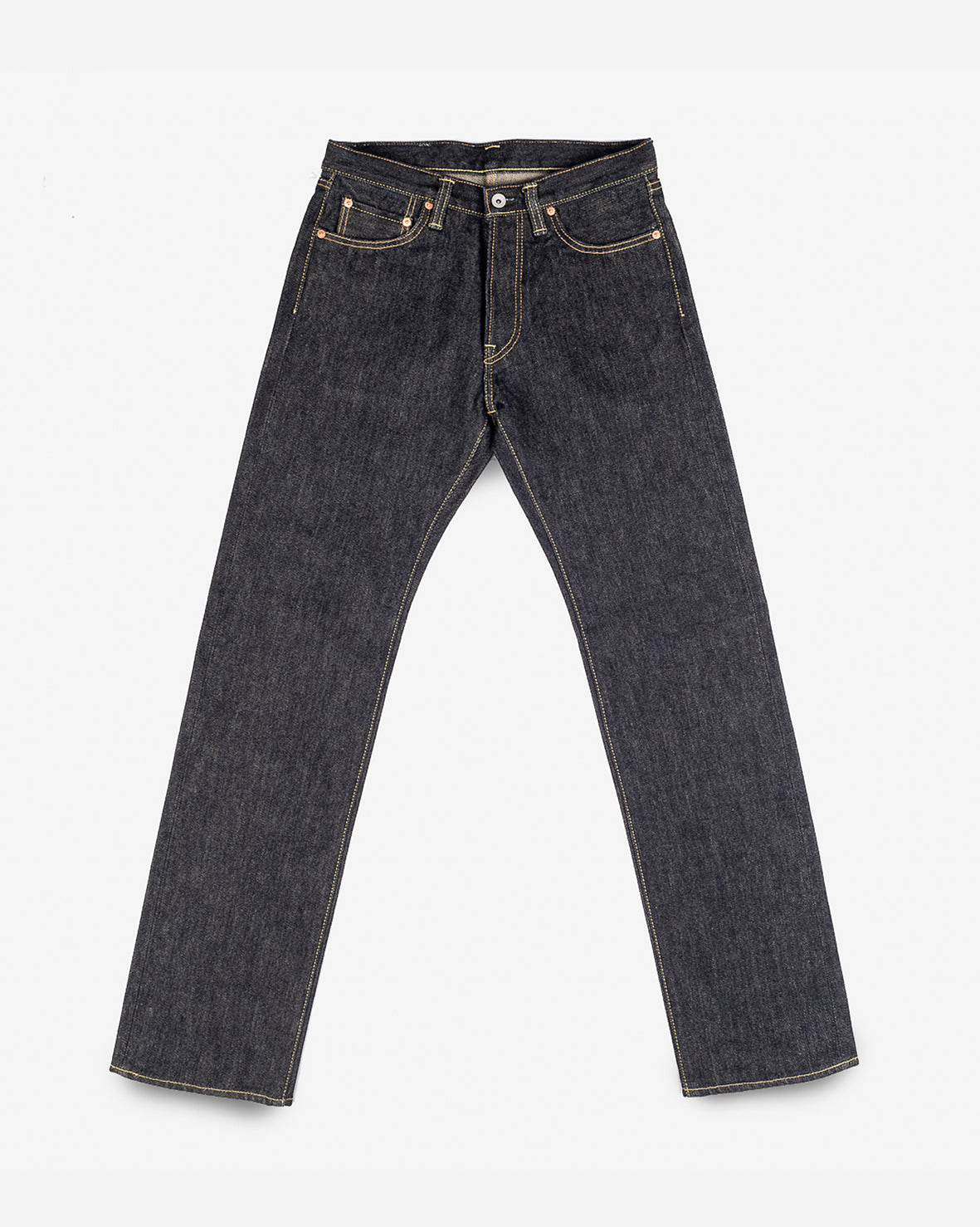 IRON HEART 634S 210Z SELVEDGE DENIM STRAIGHT CUT JEANS - INDIGO