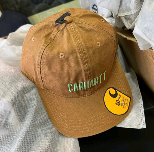 CARHARTT CANVAS BLOCK LOGO GRAPHIC CAP (BROWN)