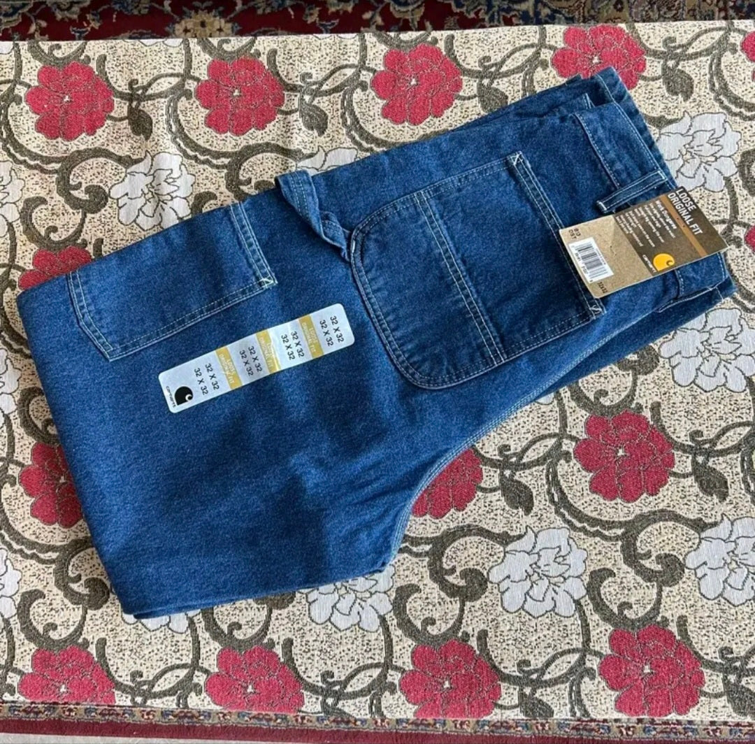 CARHARTT WASHED DENIM LOOSE ORIGINAL FIT (DARKSTONE)