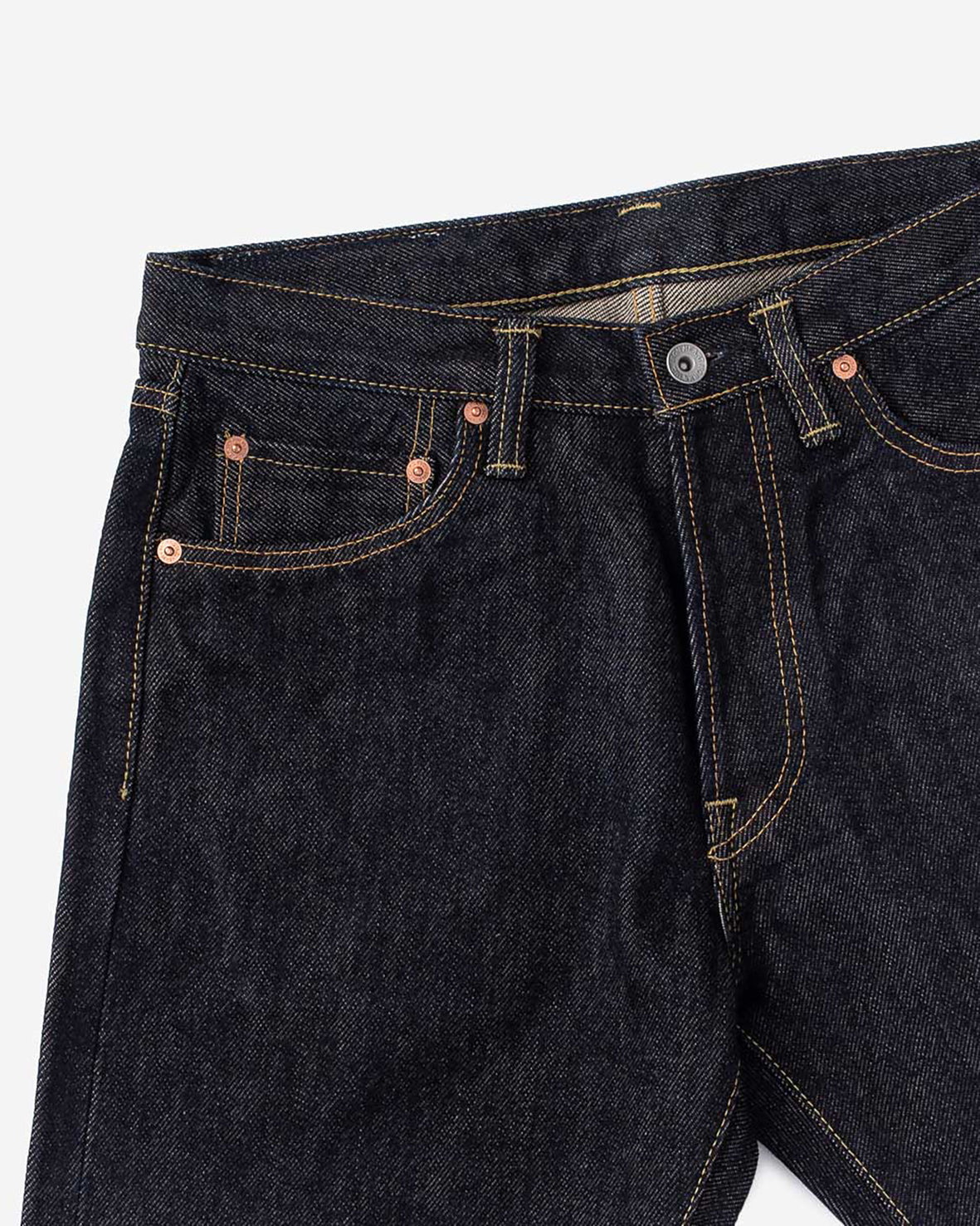 IRON HEART 634S 210Z SELVEDGE DENIM STRAIGHT CUT JEANS - INDIGO